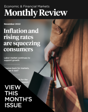 November monthly economic and financial markets review.